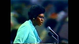 Barbara Jordan, Democratic National Convention Keynote Speech, 1976, part 2