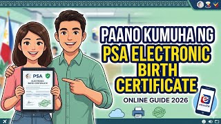 Paano kumuha ng PSA Electronic Birth Certificate