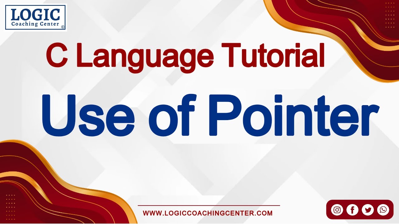 Uses of Pointer in C Language | Applications of Pointers in C || Logic ...