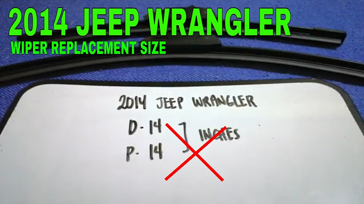 What size wiper blades for 2014 jeep wrangler