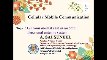 UNIT-1 :: CMC::  C/I from normal case in an omni directional antenna system