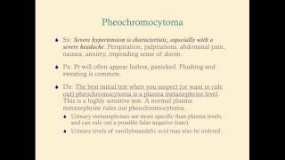 Pheochromocytoma - CRASH! Medical Review Series