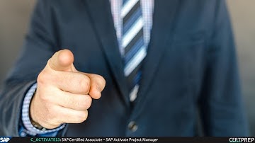 SAMPLE QUESTIONS | C_ACTIVATE13 - SAP Certified Associate - SAP Activate Project Manager