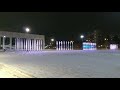 Зимний фонтан в Перми