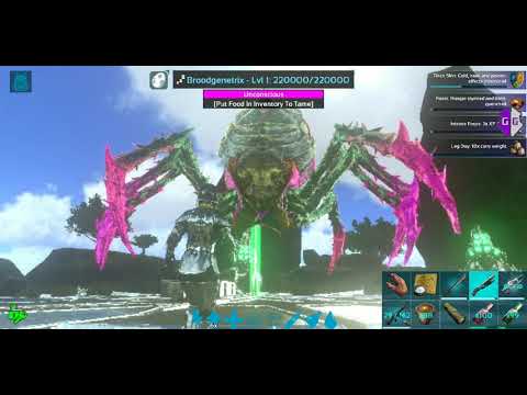 ARK MOBILE - Tame boss Dungeon - Broodgenetrix