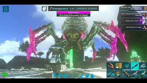 ARK MOBILE - Tame boss Dungeon - Broodgenetrix
