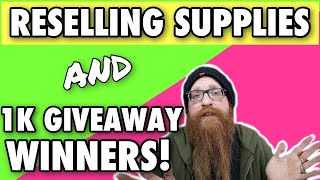 EBAY and AMAZON FBA Supplies I Use | 1K GIVEAWAY WINNERS!