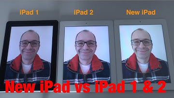 New Apple iPad vs iPad 2 vs iPad 1 Comparison