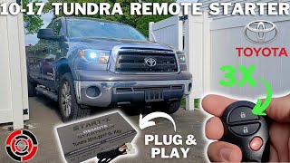 20102017 Toyota Tundra Remote Start Plugandplay Install