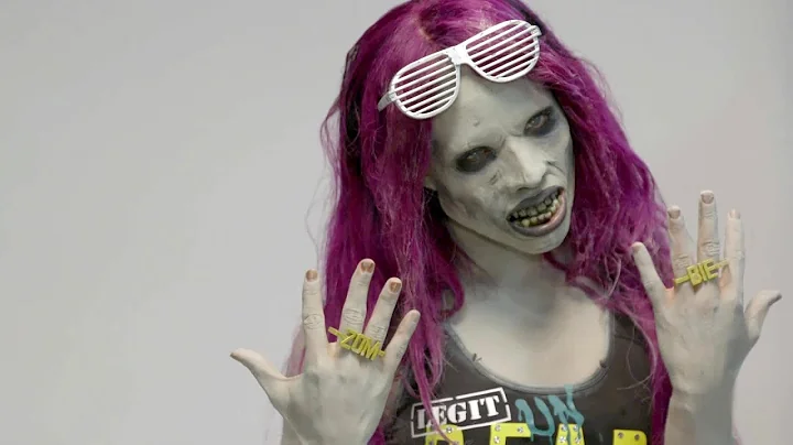 See how Sasha Banks transformed into a WWE Zombie - DayDayNews