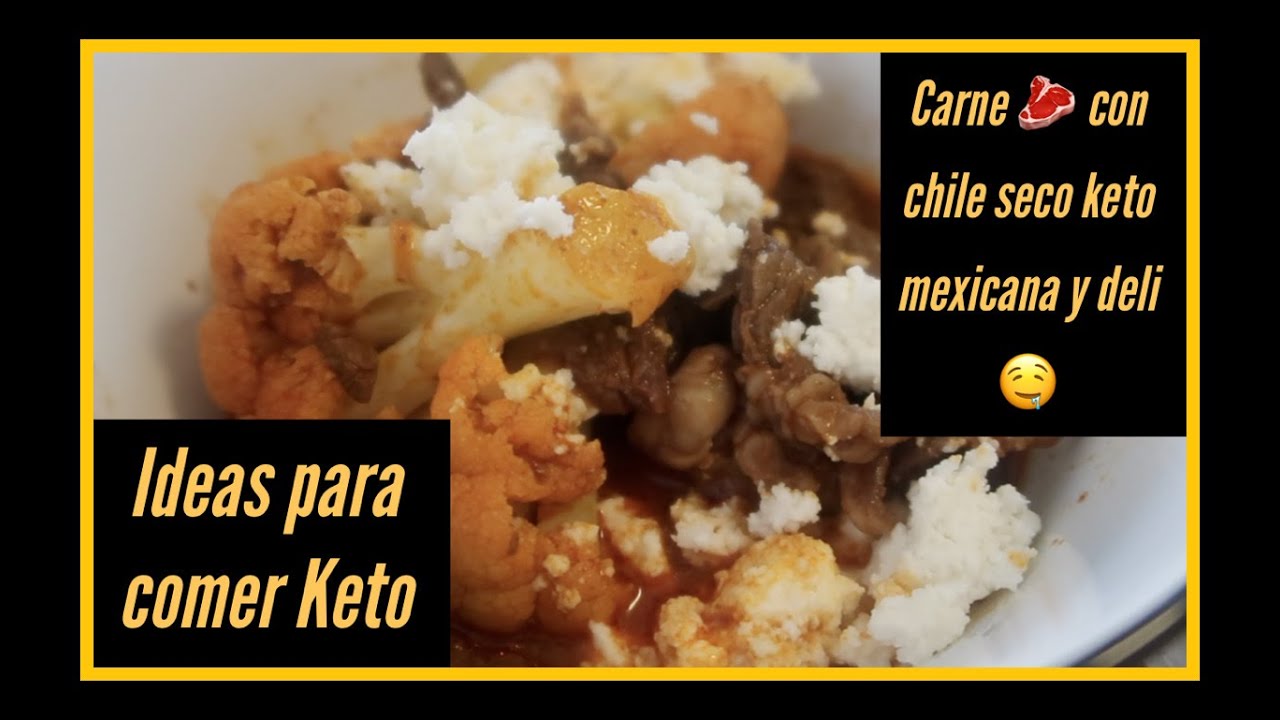 Carne en Chile guajillo keto YouTube