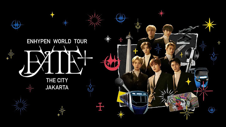 ENHYPEN WORLD TOUR ‘FATE PLUS’ THE CITY JAKARTA Sketch
