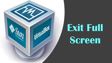 How do I get out of full screen virtual machine