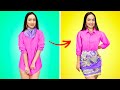 DE ABURRIDO A DE MODA || ¡Geniales y Fáciles Trucos de Moda! Haz tu propio estilo por 123 GO! FOOD