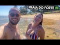 BRAZILIAN BEACH PRAIA DO FORTE 🇧🇷DAYTRIP FROM SALVADOR, BAHIA | BRAZIL