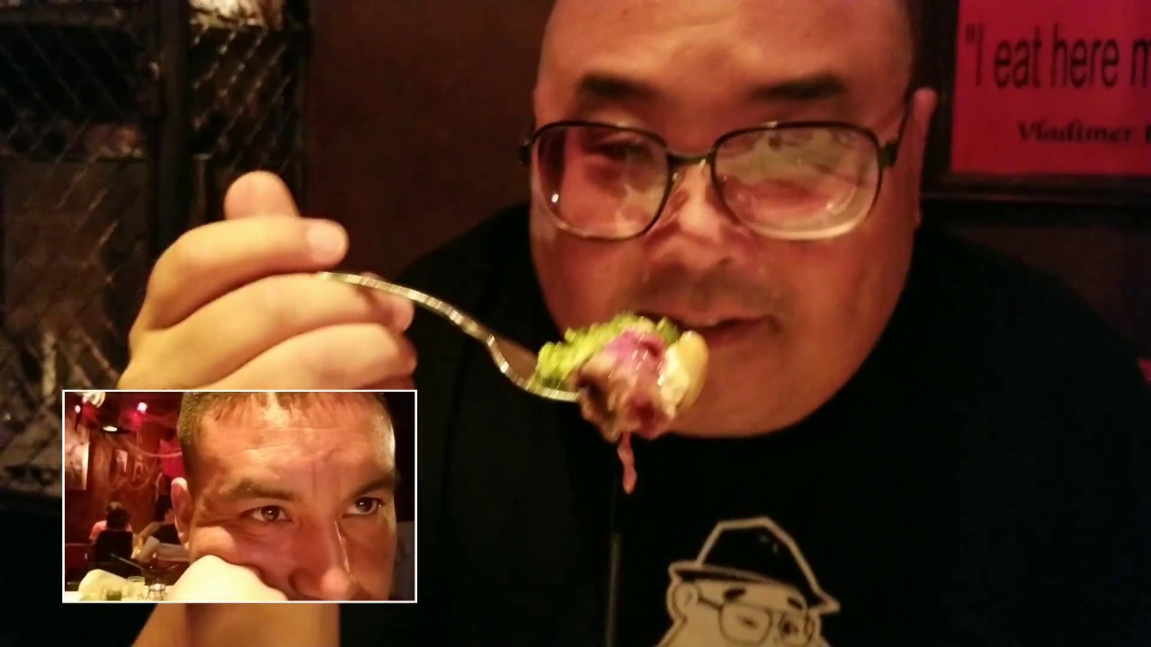 Eating Rare Garlic Prime Rib At The Stinking Rose Restaurant In Beverly Hills, CA With Harold