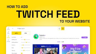 How to add TWITCH FEED to your website | EASY WAY