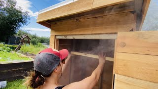 Cedar SmokeHouse Build | Alaska Salmon