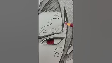 Drawing yoriichi ❤️ (demon slayer) #yoriichi #drawing #howtodraw #demonslayer #shorts #viralshorts