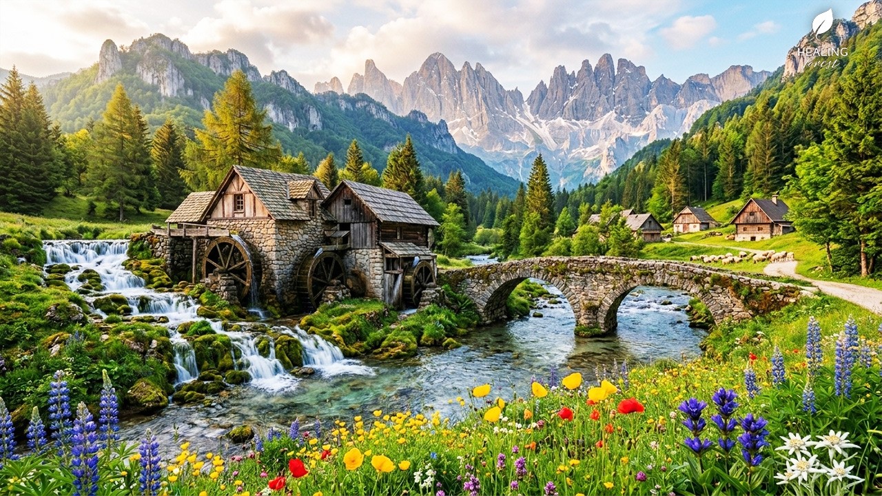 Stop Overthinking 🍃 Eye-Soothing Greenery & Healing Nature Sounds to Calm the Mind