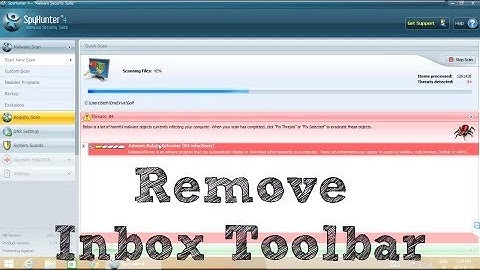 How to Remove Inbox Toolbar