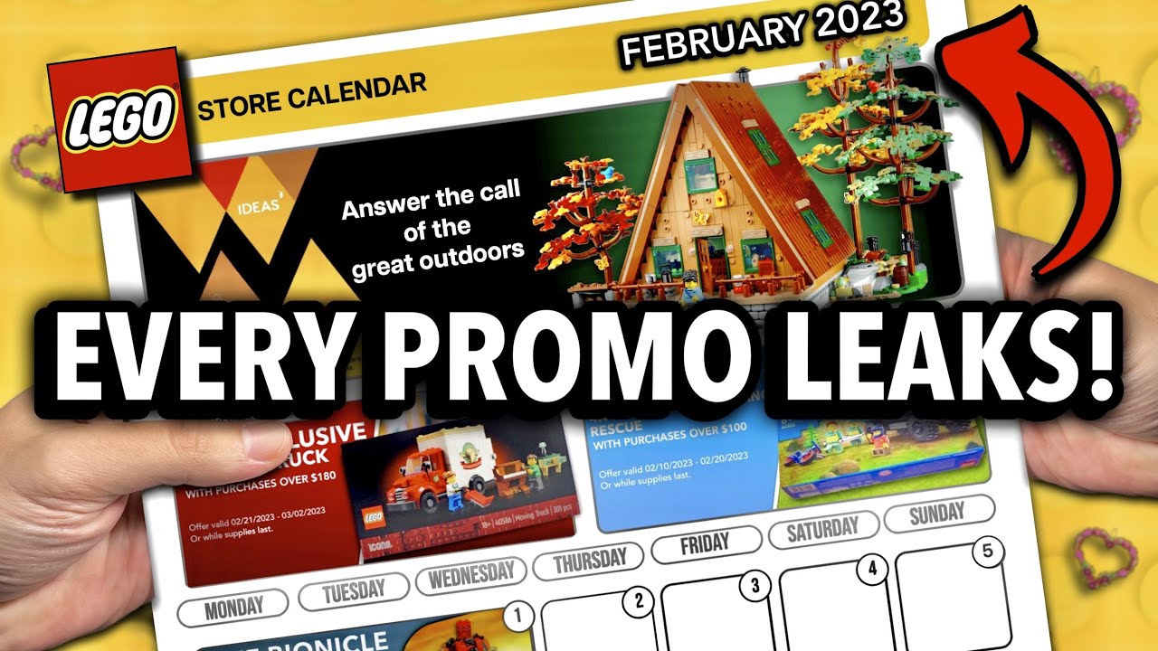 November 2023 Promo Calendar + Details (Info from Brick Clicker