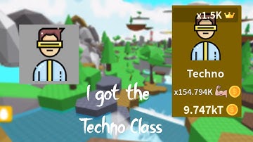 Getting the Techno Class in Saber Simulator II Roblox