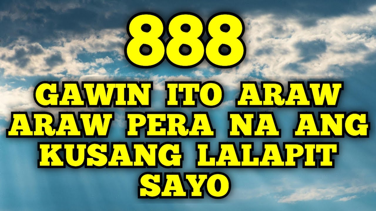anh hùng tiga biến hình 888 GAWiN MO AGAD iTO PERA NA ANG KUSANG LALAPIT SAYO! 💵🧲
