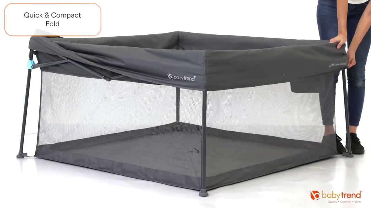 Play Zone Play Space with Compact Fold in Cosmic Grey (Target Exclusive) - Video 1