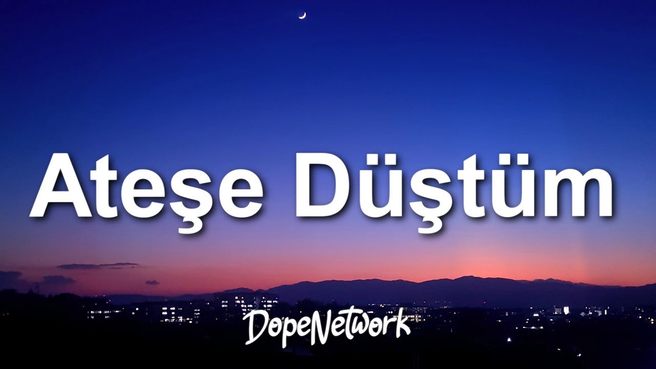 Mert Demir - Ateşe Düştüm (Sözleri/Lyrics)