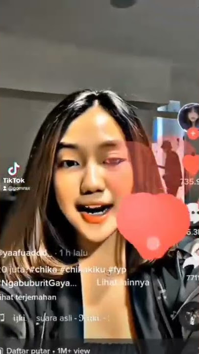 viral Chika 20 JT virall di sosial media terutama d tiktok dan publik