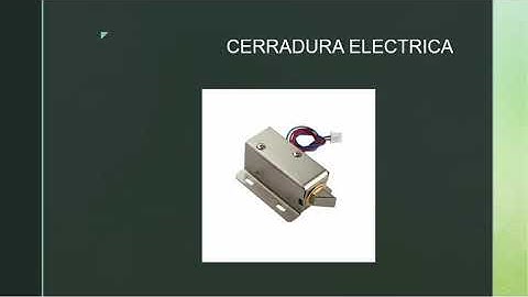 Proyecto:Cerradura electrónica