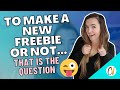 When to Make a New Freebie for Your Blog Posts (and When Not To)