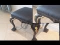 HOW TO UPHOLSTER A FOOT STOOL - ALO Upholstery