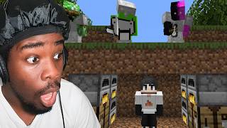 Minecraft Speedrunner VS 4 Infected Hunters REMATCH
