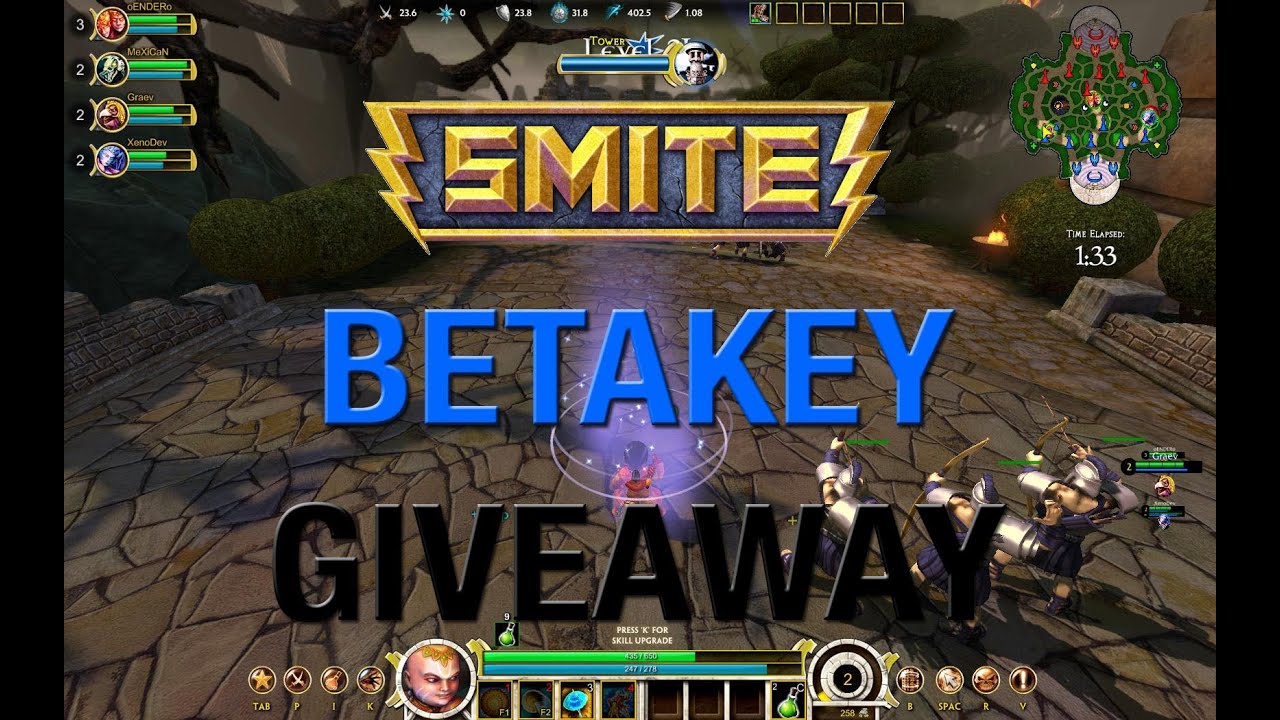 Smite Betakay Giveaway on 30 50 75 and 100 Likes!