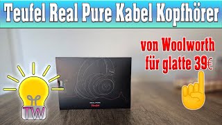 Teufel Real Pure Kabel Kopfhörer von Woolworth - Review - TW34