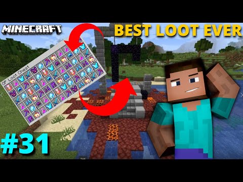 *BEST LOOT* in the *RUINED PORTAL* ?? || MINECRAFT GAMEPLAY #31