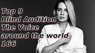 Top 9 Blind Audition (The Voice around the world 166)