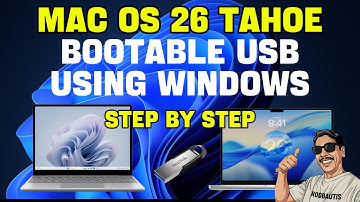 How to Create macOS 26 Tahoe Bootable USB on Windows | Step by Step Tutorial