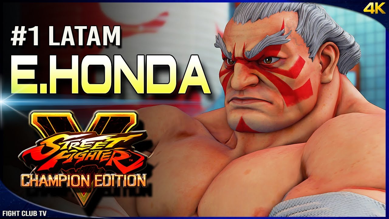 GustC (E.Honda) ➤ Street Fighter V Champion Edition • SFV CE [4K]