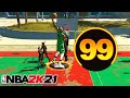 99 OVR 7'2 PURE SLASHER GETS CRAZY CONTACT DUNKS on NBA 2K21