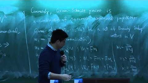 20160311_謝銘倫 ：Gram-Schmidt Hilbert space & Hilbert subspace