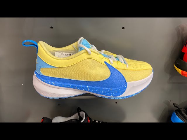 Nike Zoom Freak 5イエロー/ブルー 25.5 箱無し Nike Zoom Freak 5 GS 'Canary Yellow' - DZ4486-400 Release Info