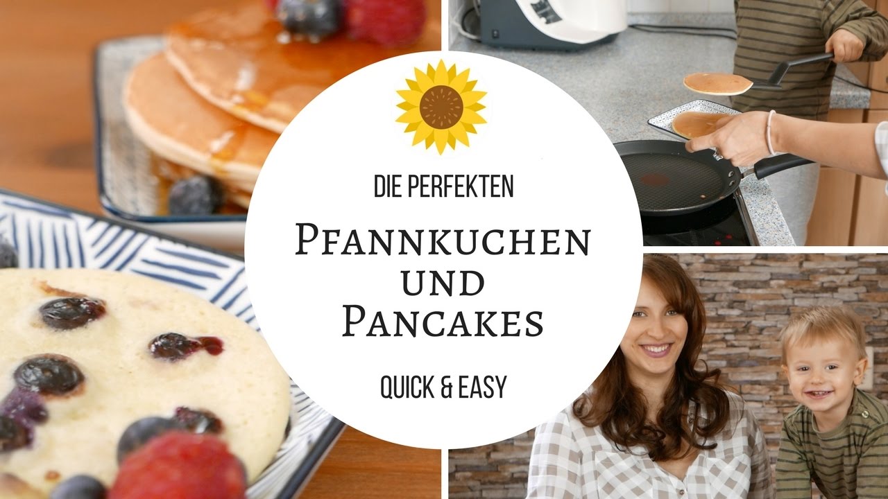 Kinderleichte Pfannkuchen und Pancakes | Grundrezept und Tricks - YouTube