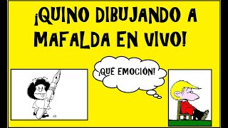 Quino dibujando a Mafalda | #UNOMASDELMONTONCHE