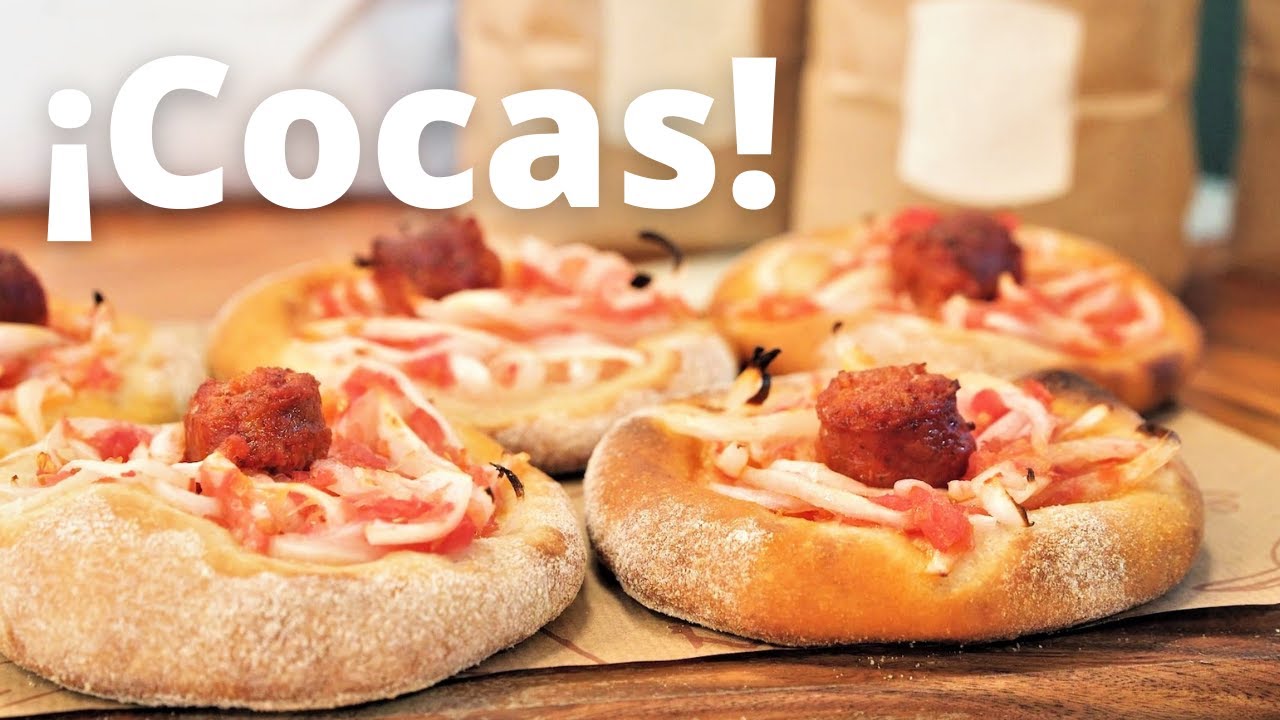 Cocas de cebolla y sobrasada!!