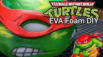 Handmade in EVA Foam Teenage Mutant Ninja Turtle mask.