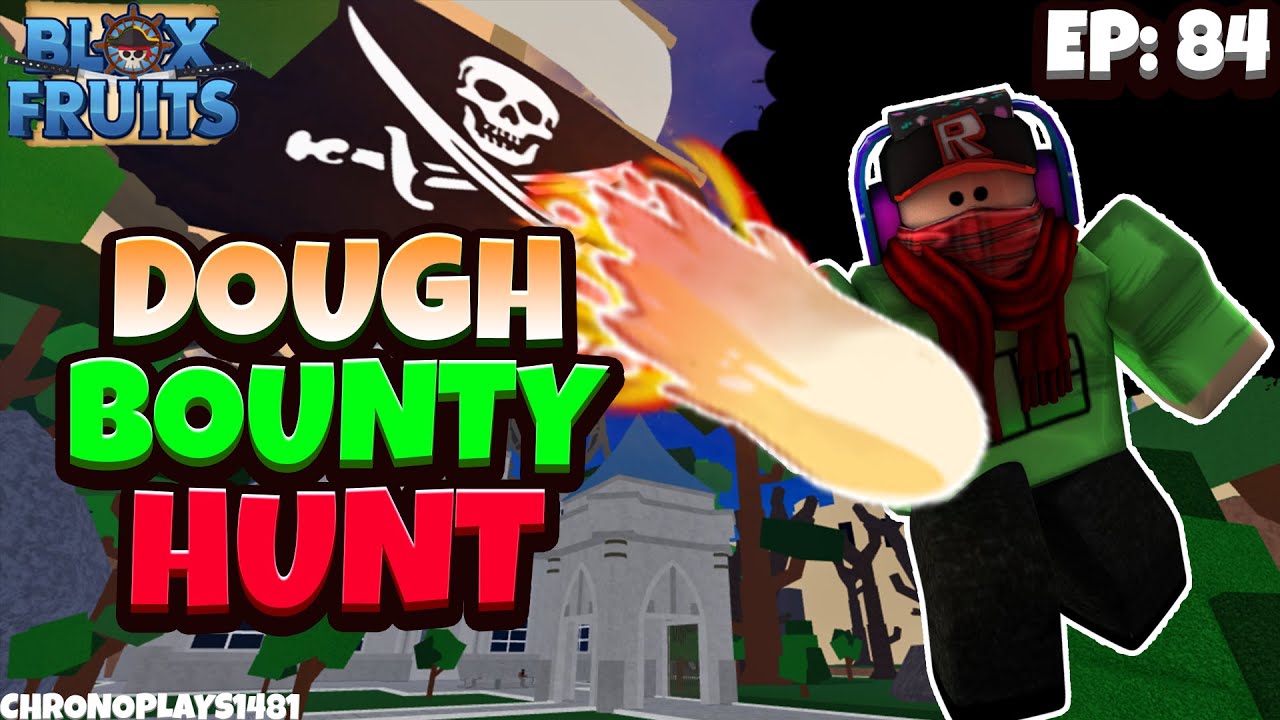 COMBO INFINITO DE DOUGH PRA CAÇAR FISH!!!  BOUNTY HUNTER PC (EP 86) blox  fruits 