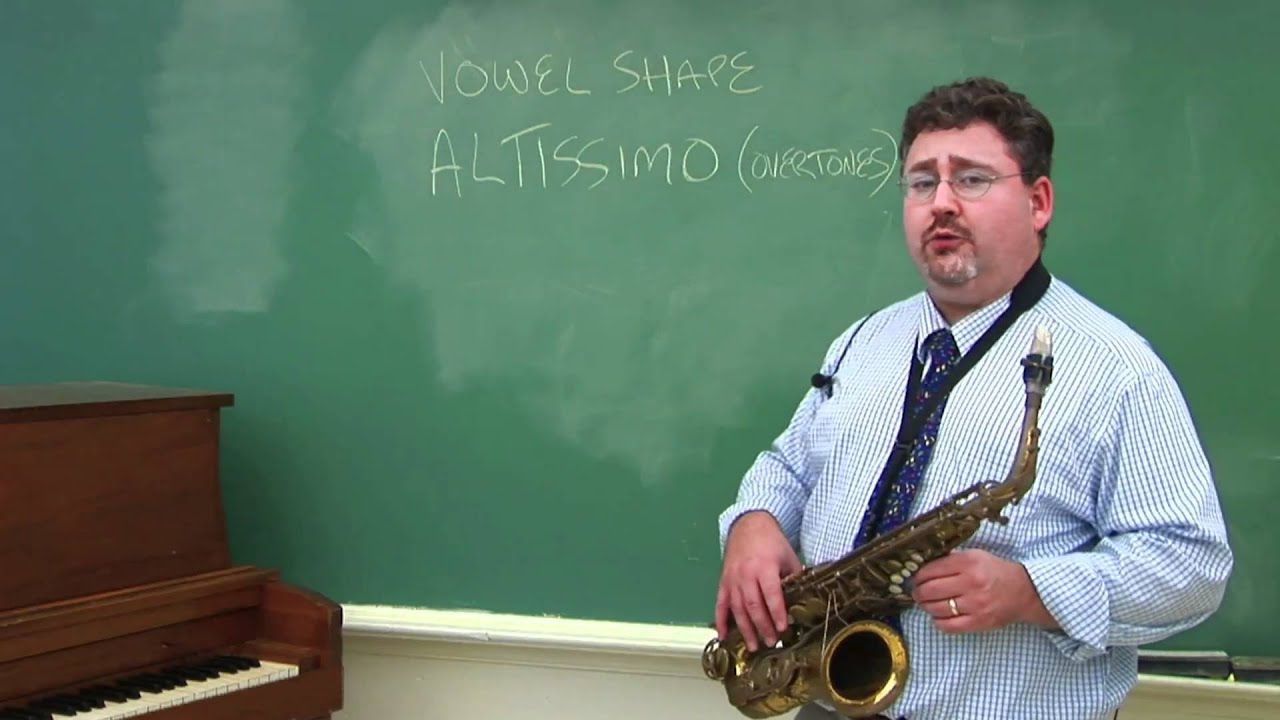 Playing High Notes on the Alto Saxophone for Beginners YouTube